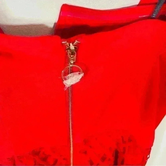 NWT Stylestalker Jackson Mini Dress Fire Red - Picture 4 of 10